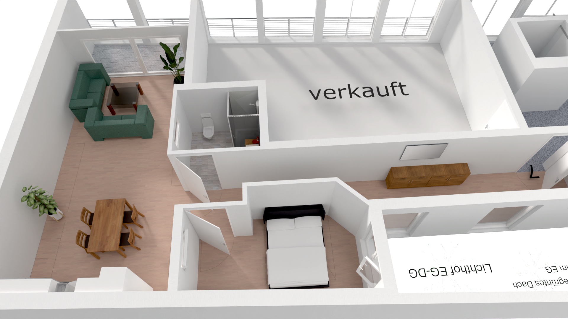 Wohnungplan Nr. 7 in 3D Neubau in Lörrach