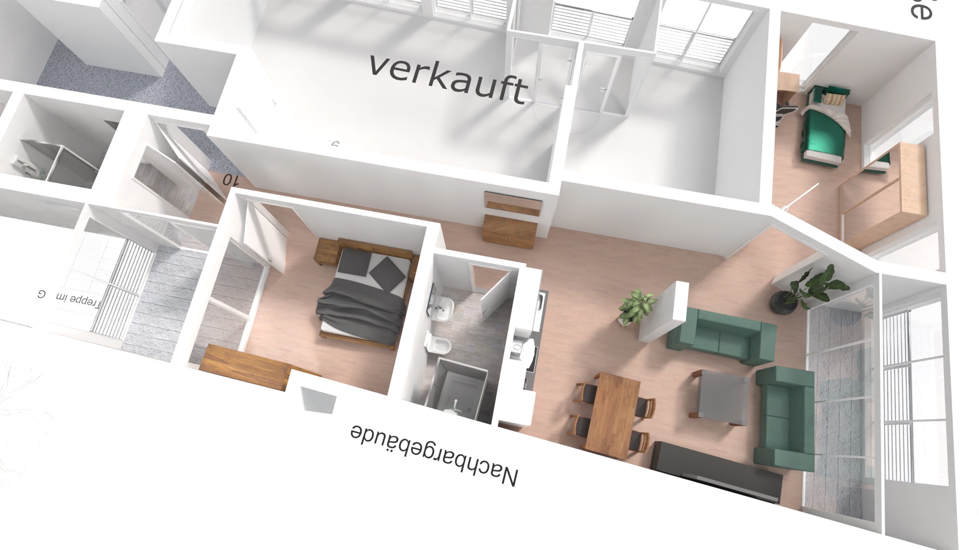 Wohnungplan Nr. 10 in 3D Neubau in Lörrach