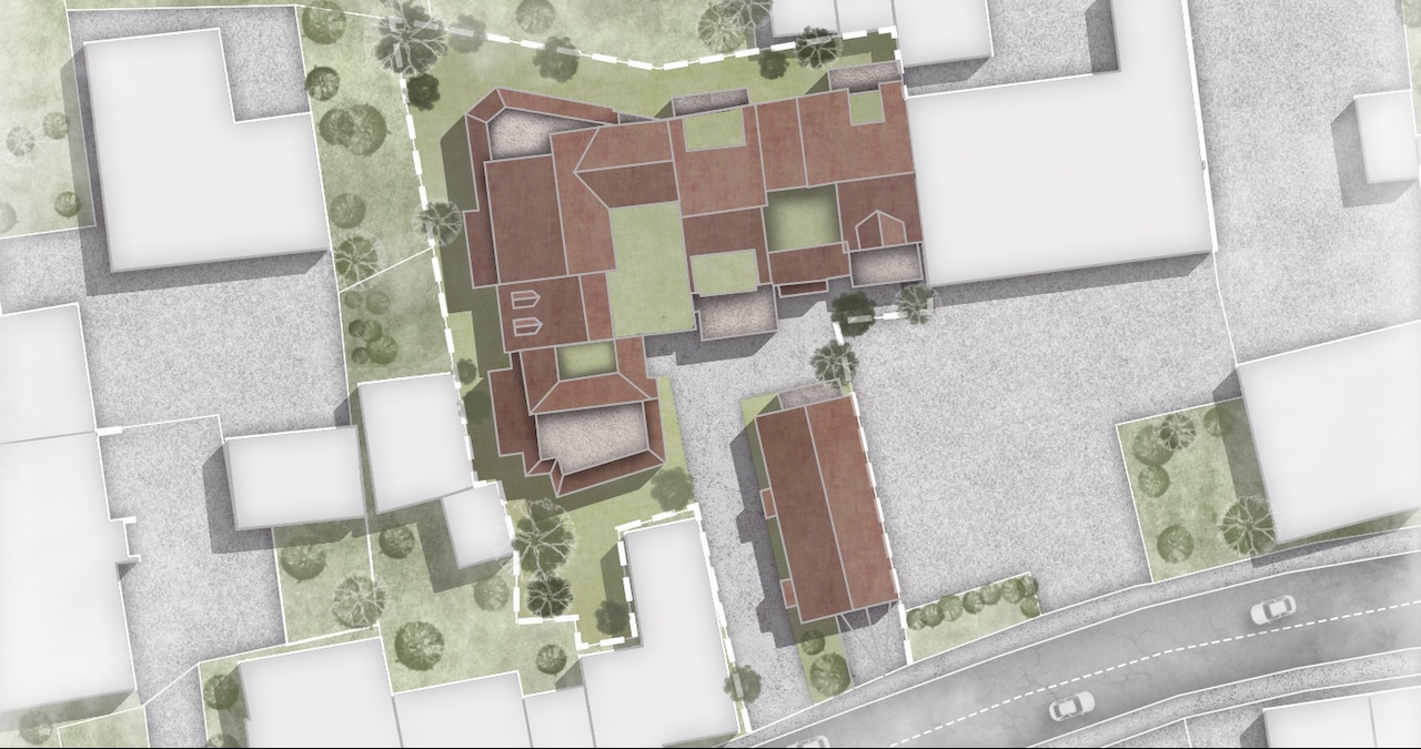 Neubau hauingen lageplan